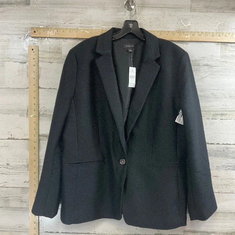 Blazer By Ann Taylor In Black, Size: Xl