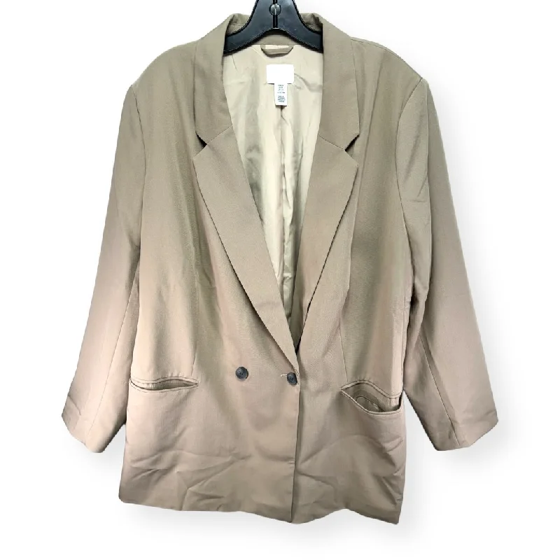 Blazer By H&m In Tan, Size: Xxl