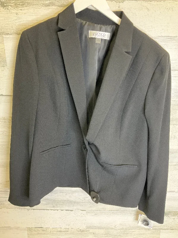 Blazer By Kasper In Black, Size: 1x