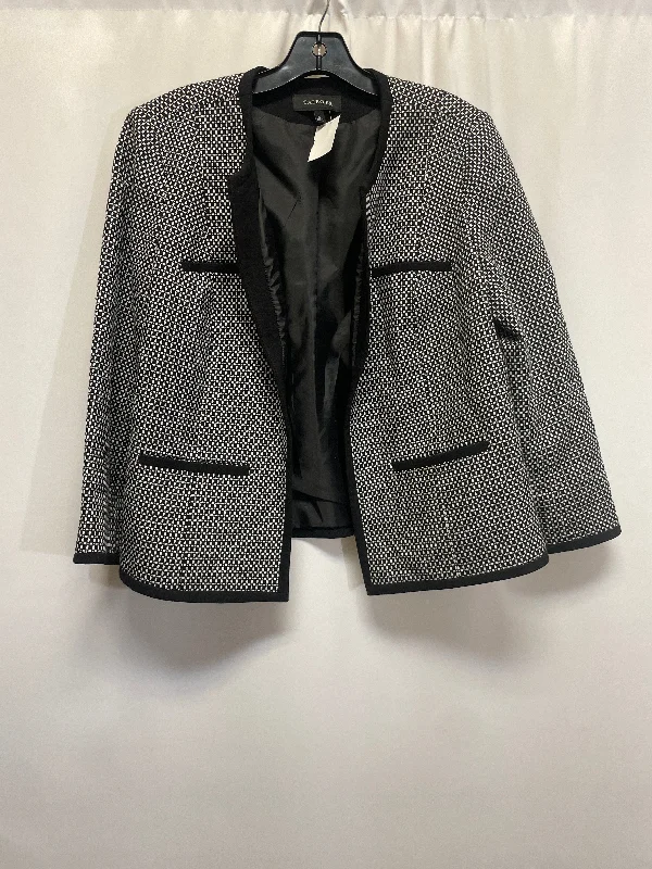 Blazer By Talbots In Black & White, Size: L