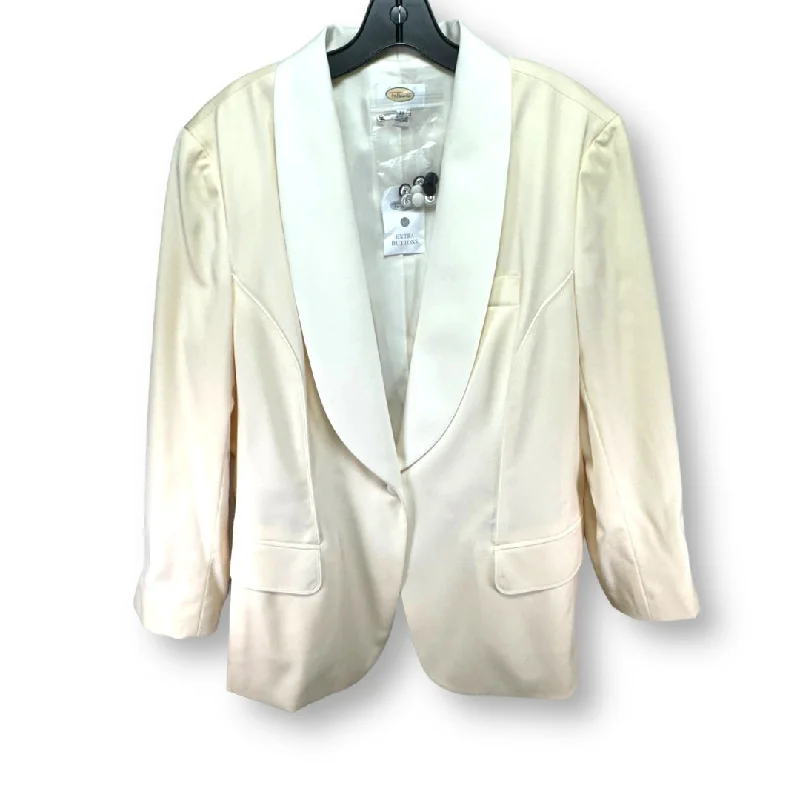 Blazer By Talbots In Cream, Size: 20