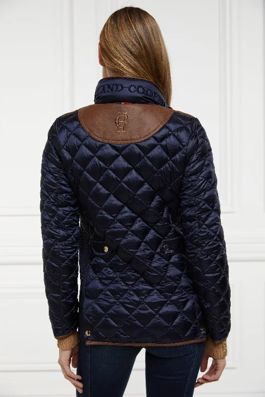 Diamond Quilt Classic Jacket (Ink Navy)