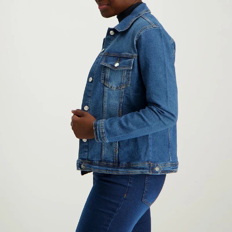 Ladies Stretch Denim Jacket