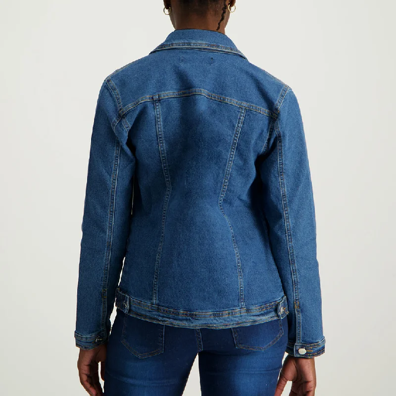 Ladies Stretch Denim Jacket