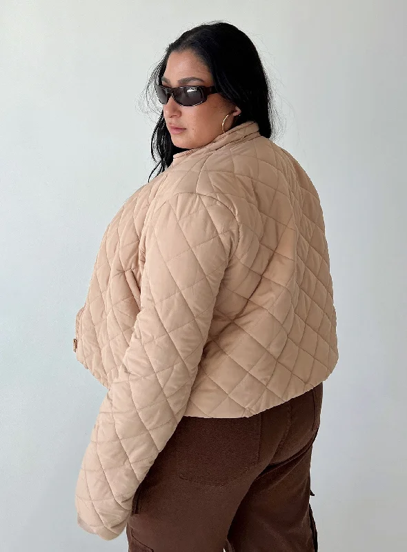 Lucia Jacket Beige Curve