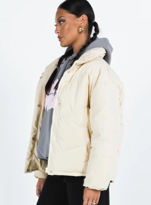 Nathalia Puffer Jacket Sand