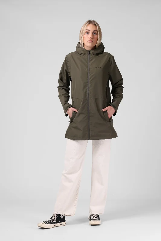 Rain Coat - Dark Olive