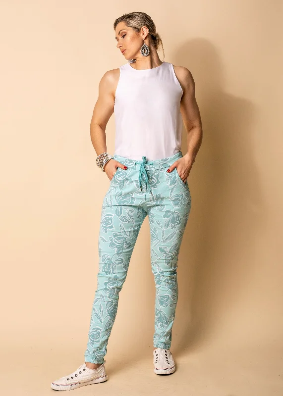 Cali Pants in Aqua Mist