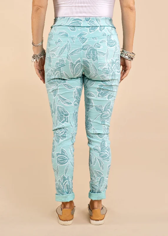 Cali Pants in Aqua Mist