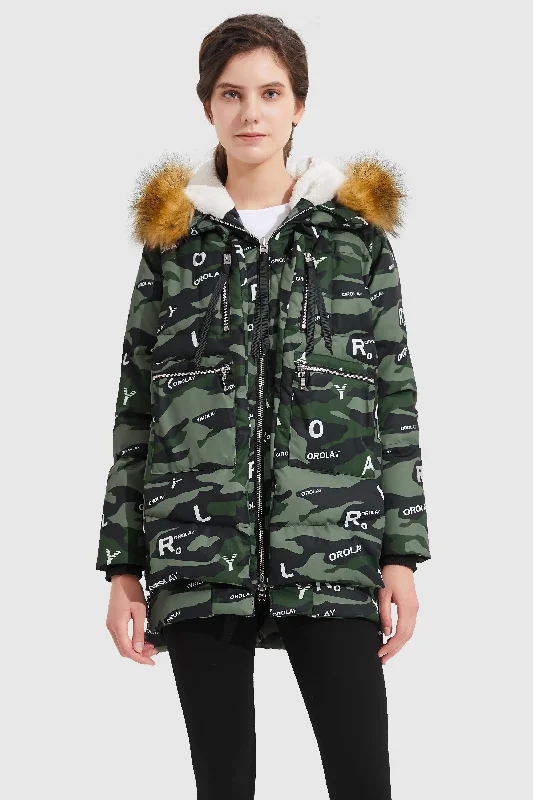 Camouflage Thickened Down Jacket