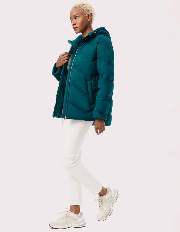 Classic Chevron Puffer Jacket