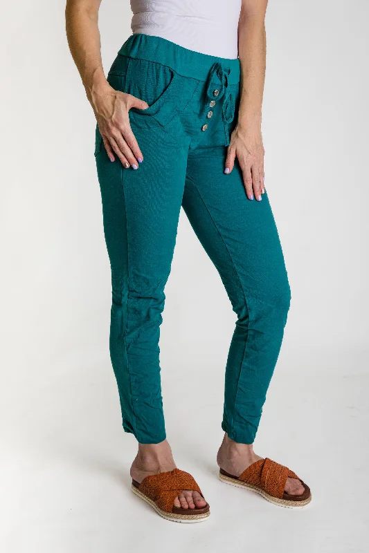 Claudia Pants in Amalfi Green