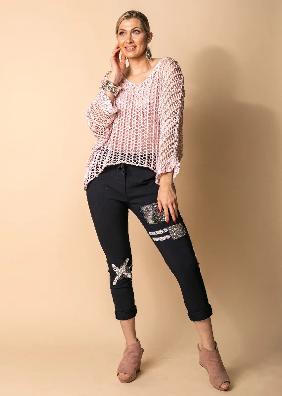 Coralie Pants in Navy