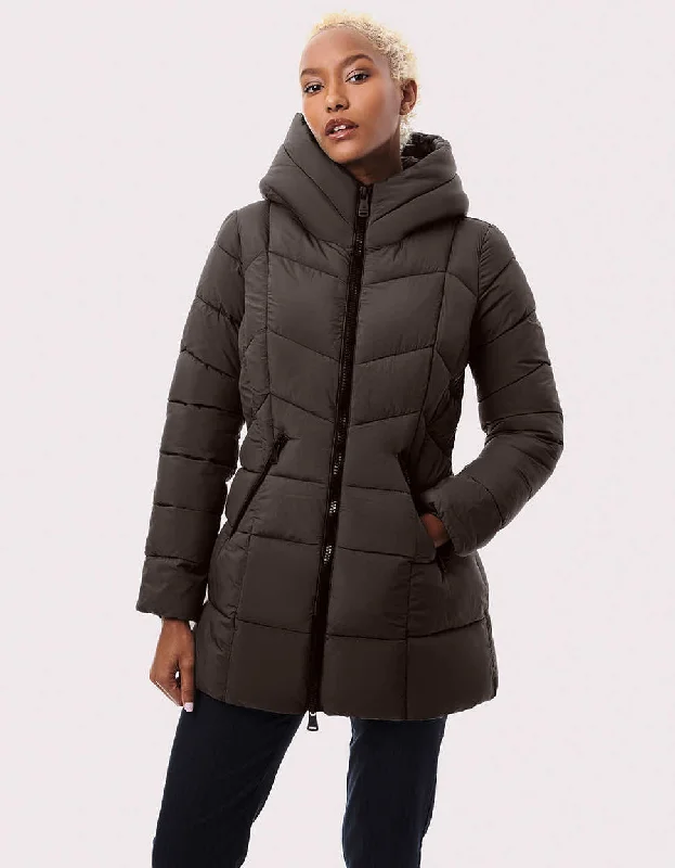 Fab Funnel Quilted Puffer Jacket