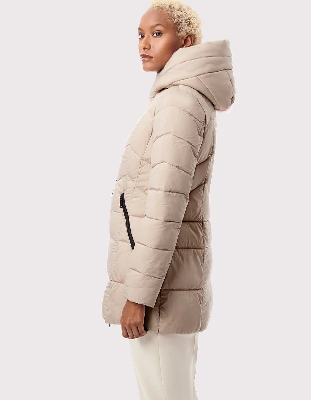 Fab Funnel Quilted Puffer Jacket