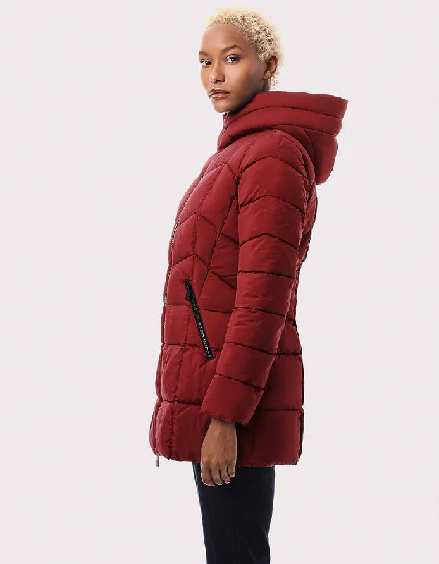 Fab Funnel Quilted Puffer Jacket