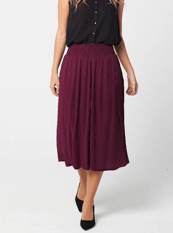 GENEVA Skirt - Wine