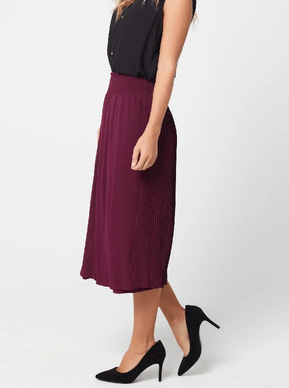 GENEVA Skirt - Wine