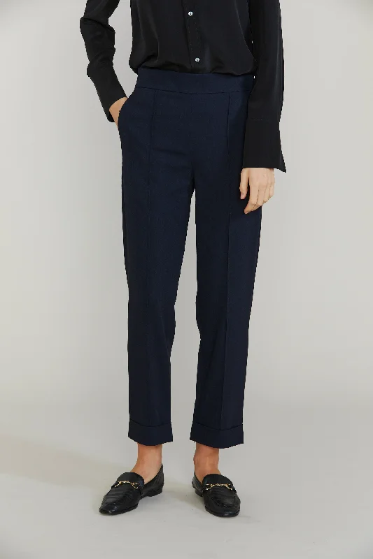 Hardy Cropped Pant - Darkest Navy