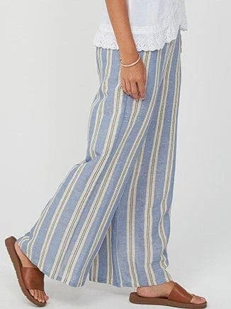 KLARA Pants | Blue Stripe