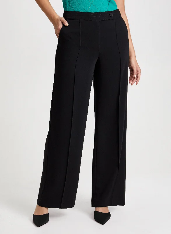 Modern Fit Wide Leg Pants