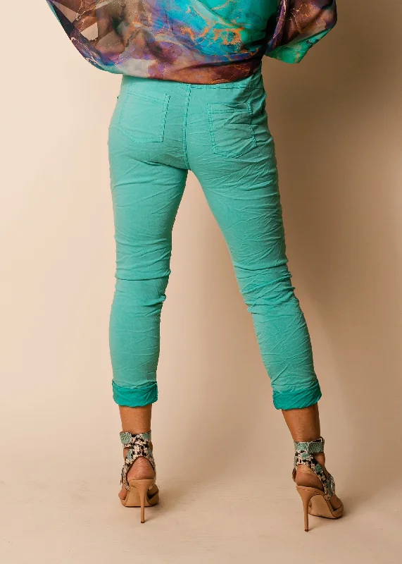 Oria Pant in Sea Green