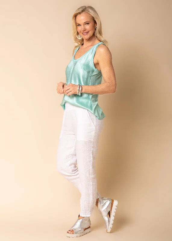 Rianne Linen Pants in White