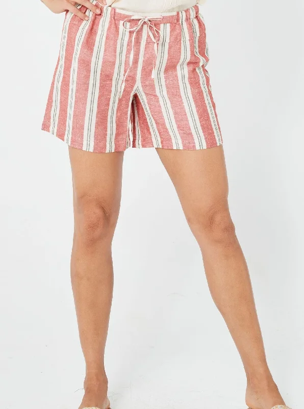 RITA Shorts | Red Stripe