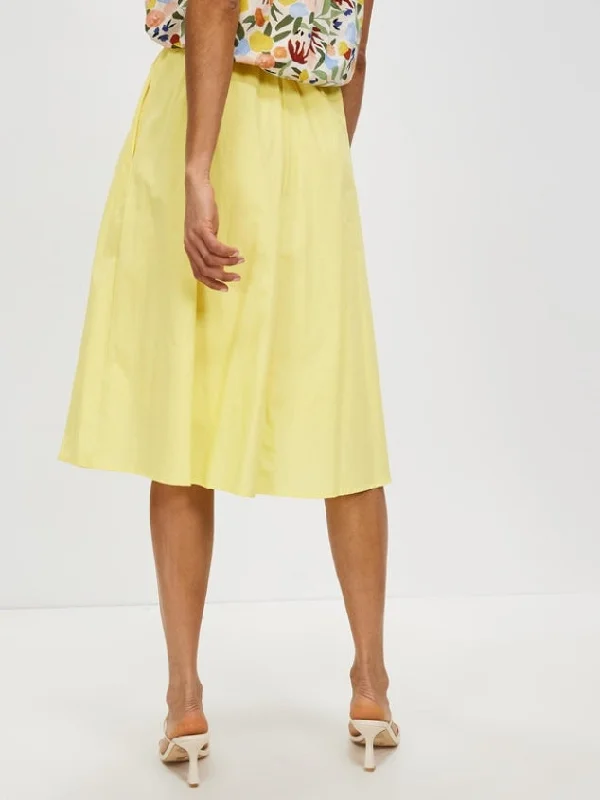 Women's Elegant and Versatile Yellow Skirt by Kaja Clothing - Patty Skirt