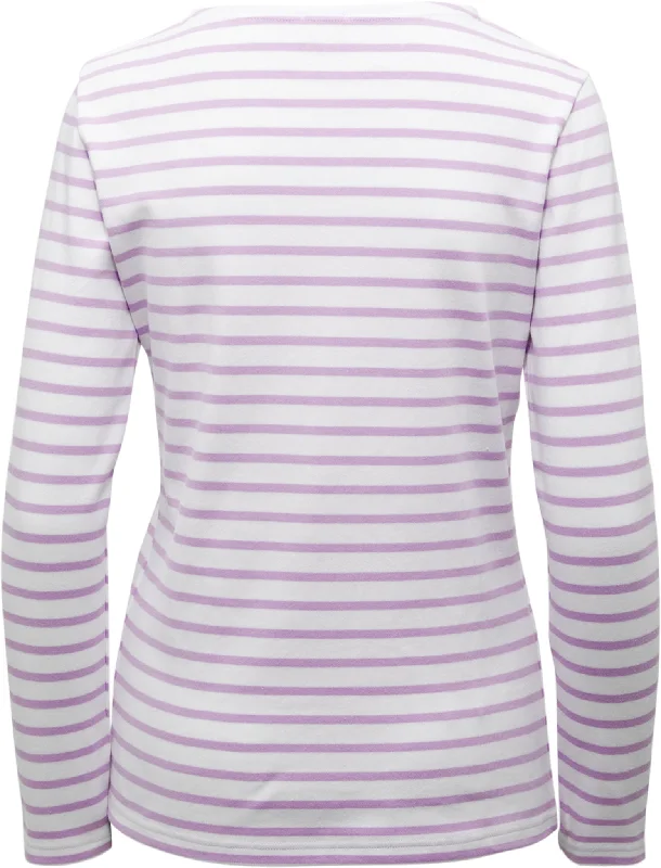 Interlock Long Sleeves Breton Striped Jersey - Women's|-|Marinière à manches longues Interlock - Femme