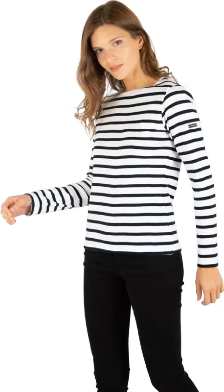 Crozon Long Sleeves Breton Striped Jersey - Women's|-|Marinière à manches longues Crozon - Femme