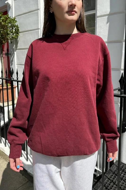 Burgundy / Oversized Fit