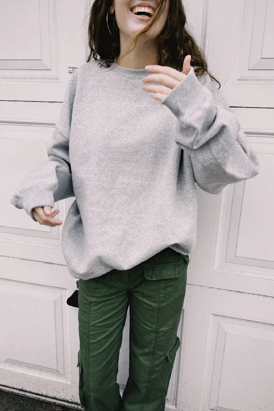 Heather Grey / Oversized Fit