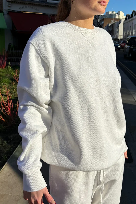 Off White Melange / Oversized Fit