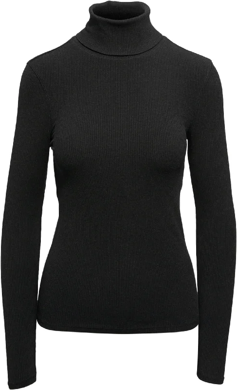 Foundation Rib Turtleneck T-Shirt - Women's|-|T-shirt à col roulé côtelé Foundation - Femme