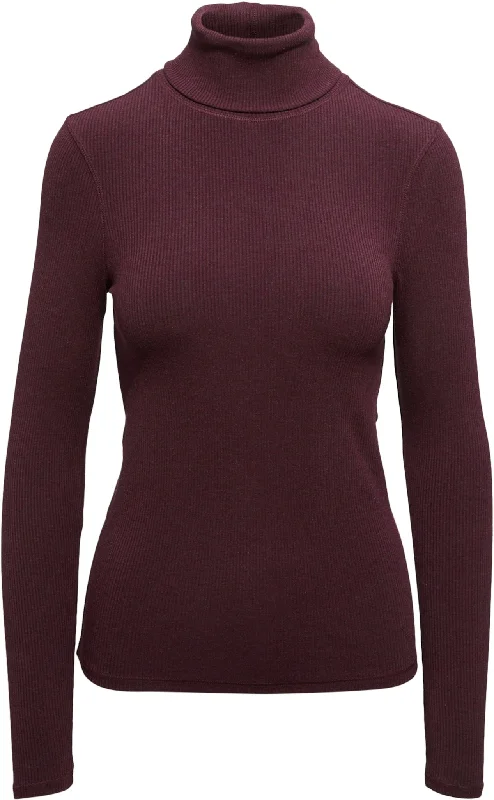 Foundation Rib Turtleneck T-Shirt - Women's|-|T-shirt à col roulé côtelé Foundation - Femme