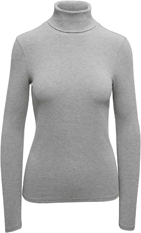 Foundation Rib Turtleneck T-Shirt - Women's|-|T-shirt à col roulé côtelé Foundation - Femme