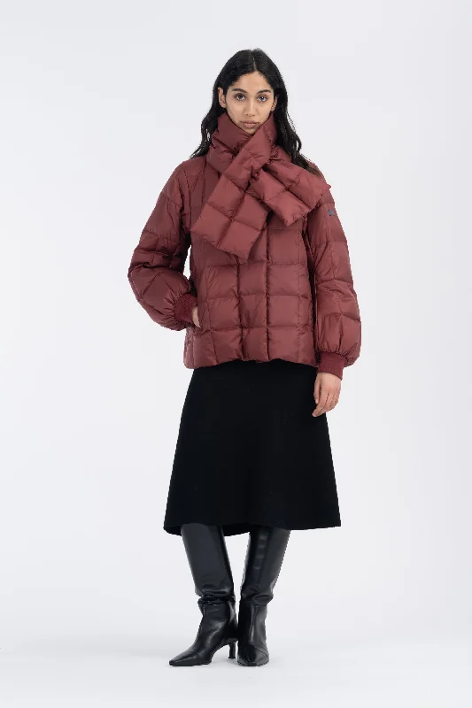 QUILTED JACKET MAE WITH SCARF