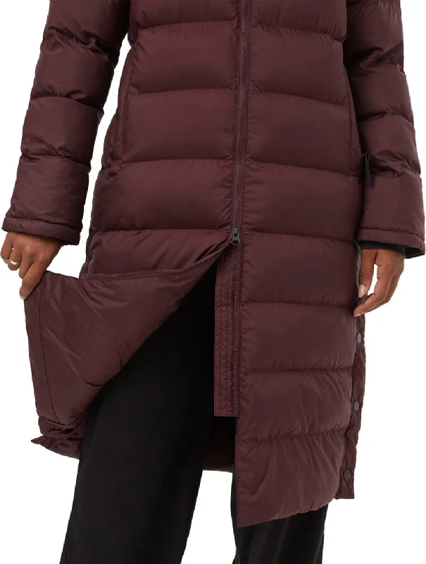 Long Puffer Hooded Jacket - Women's|-|Manteau à capuchon matelassé longue - Femme