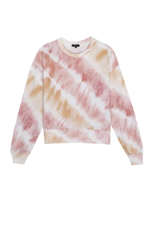 Women Ramona Sweatshirt In Sunset Tie Dye