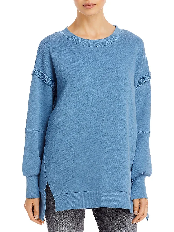 Womens Terry Slouch Slit Sweatshirt