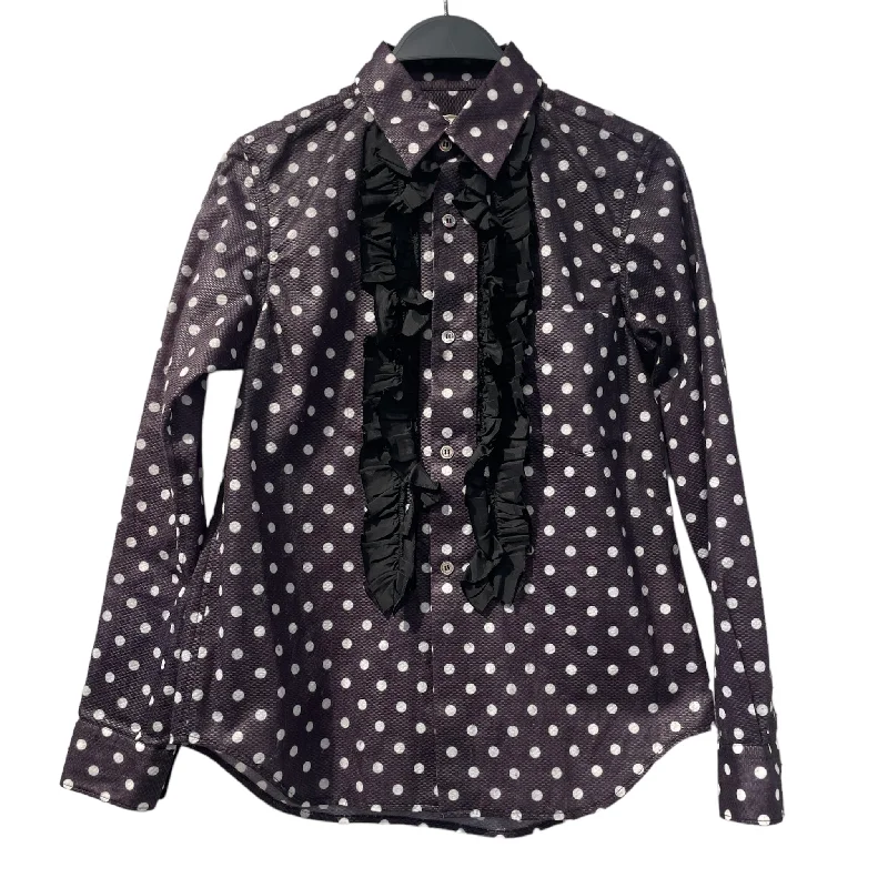 COMME des GARCONS/LS Shirt/XS/Black/Polyester/GM-B015 AD2013