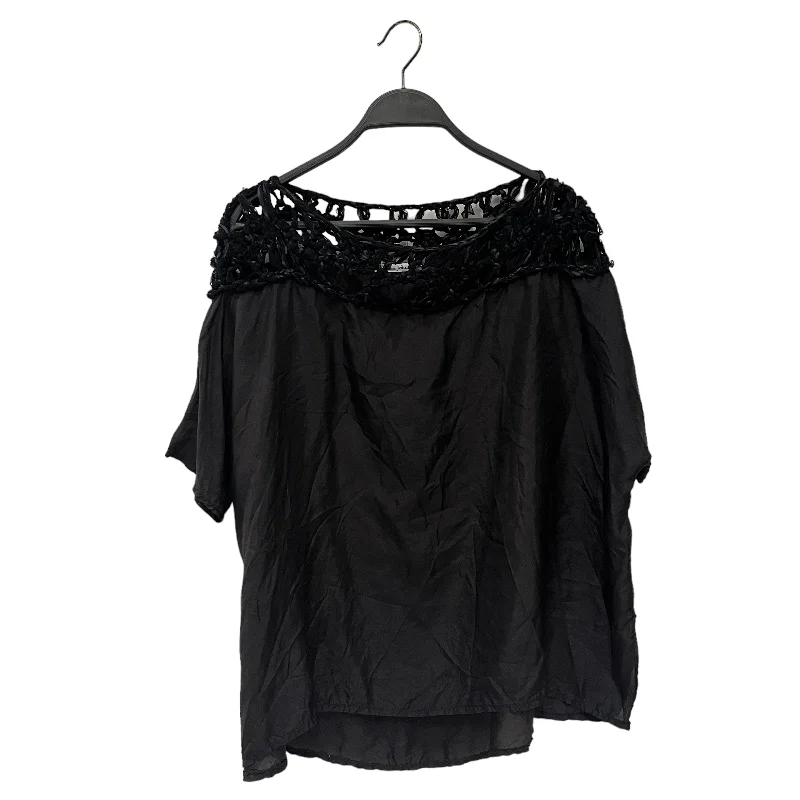 Marianne Johnstad/SS Blouse/Silk/BLK/