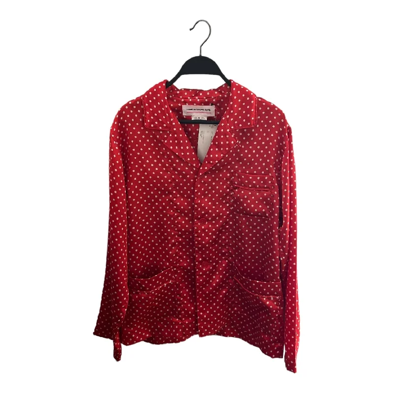 COMME des GARCONS GIRL/Shirt/M/Polka dot/Polyester/RED/