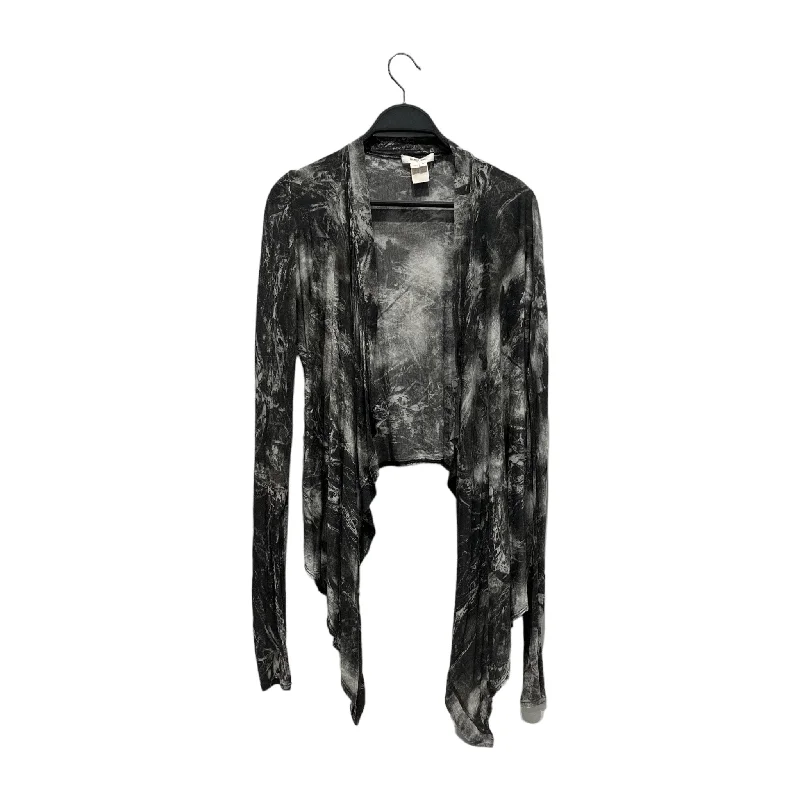 Helmut Lang/LS Blouse/S/All Over Print/Cotton/GRY/