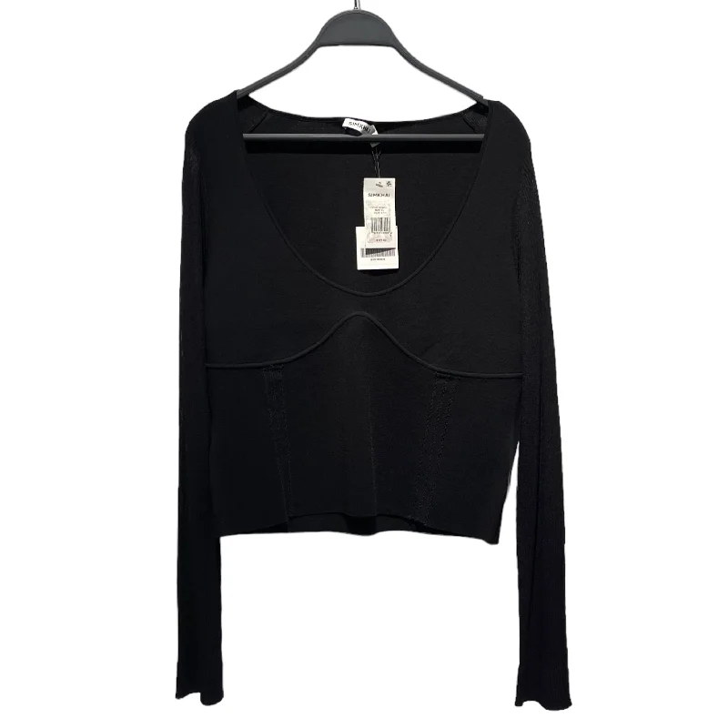 JONATHAN SIMKHAI/Shirt/XL/Rayon/BLK/