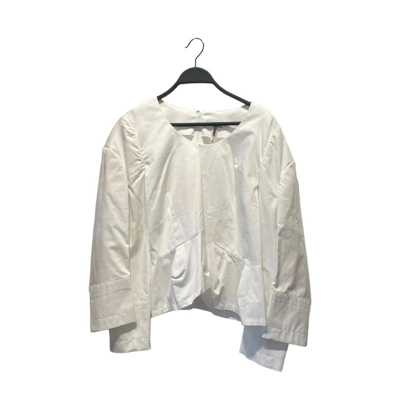 COMME des GARCONS/LS Blouse/L/Cotton/WHT/