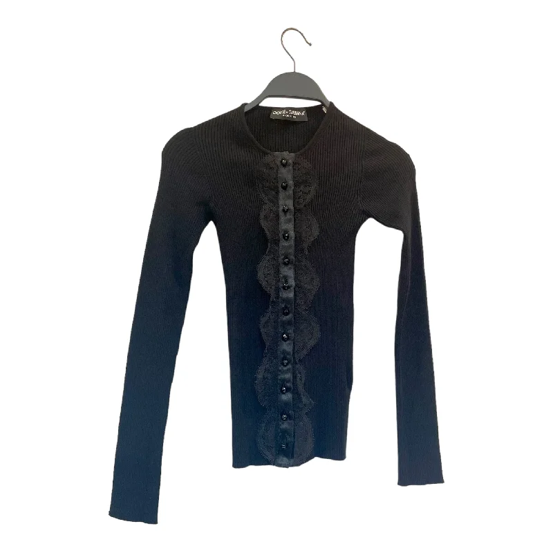 DOLCE&GABBANA/Blouse/40/Cotton/BLK/