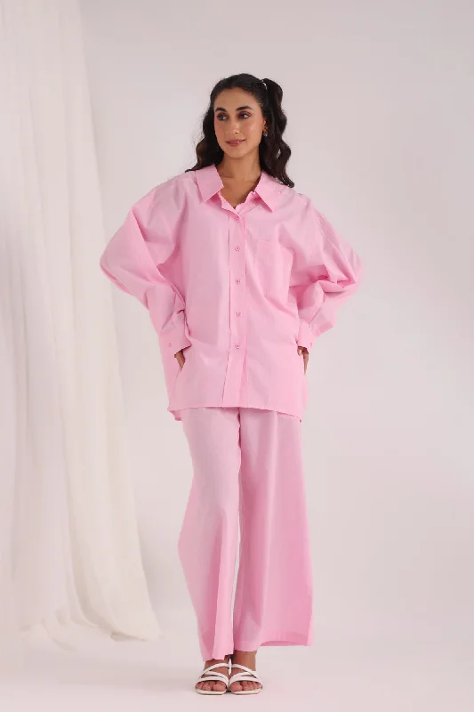 Symphony Pink Cotton Co-ord Set