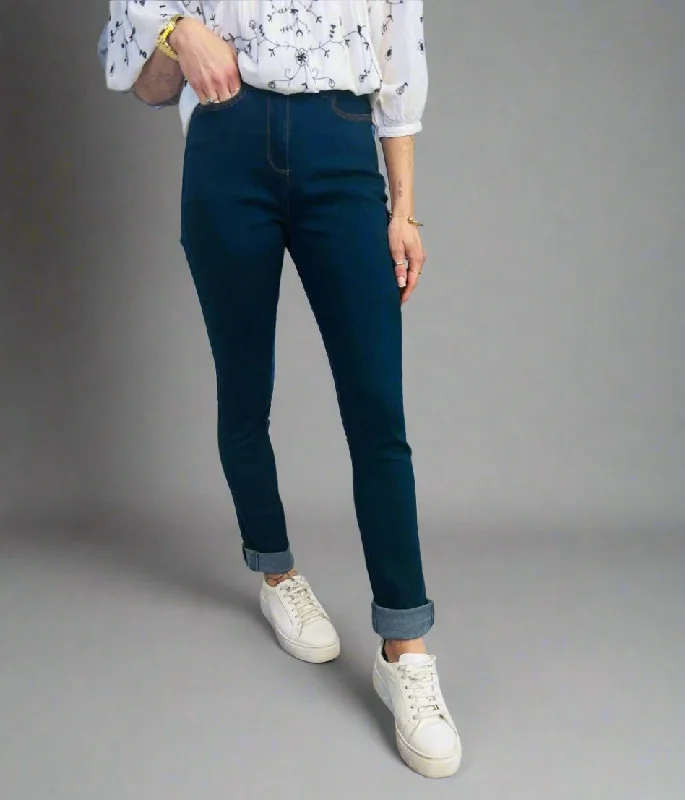 Indigo Stretch Slim Leg Jeans